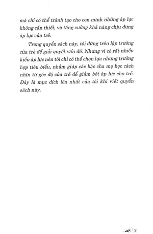 áp lực của trẻ