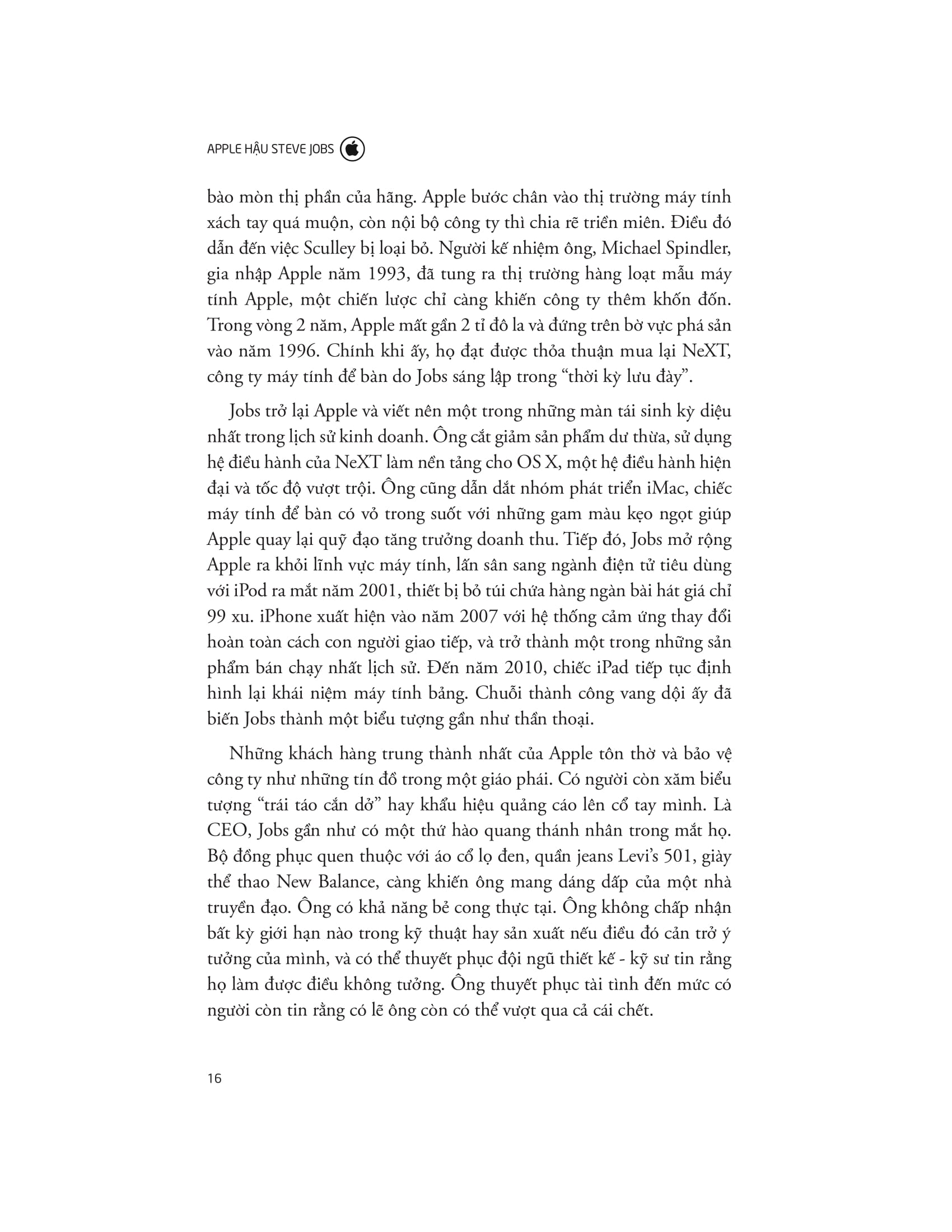 Apple Hậu Steve Jobs