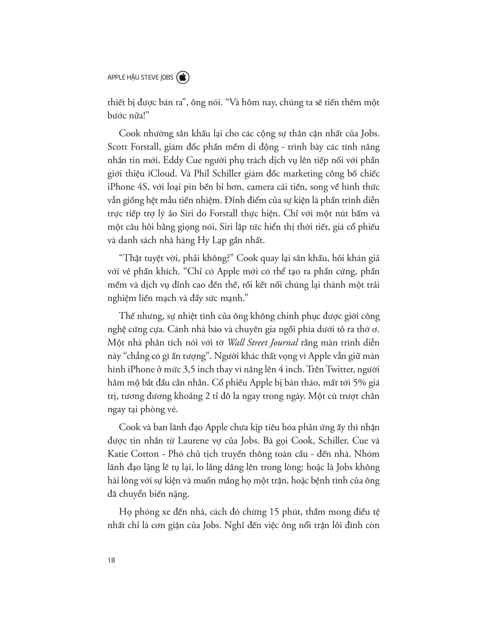 Apple Hậu Steve Jobs