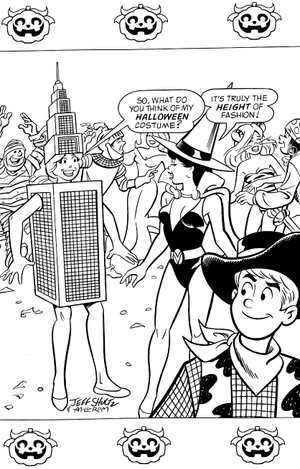 archie & sabrina's halloween coloring book
