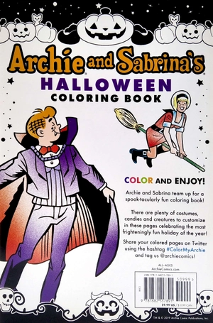 archie & sabrina's halloween coloring book
