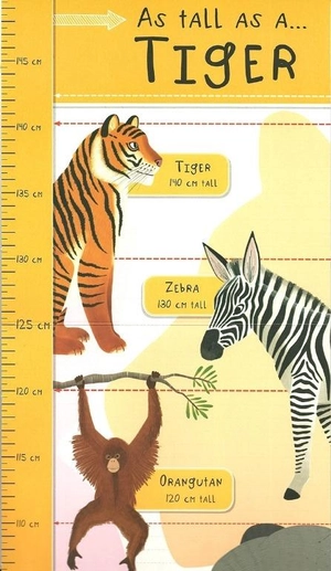 are you taller than a tiger? (height chart fact pack)