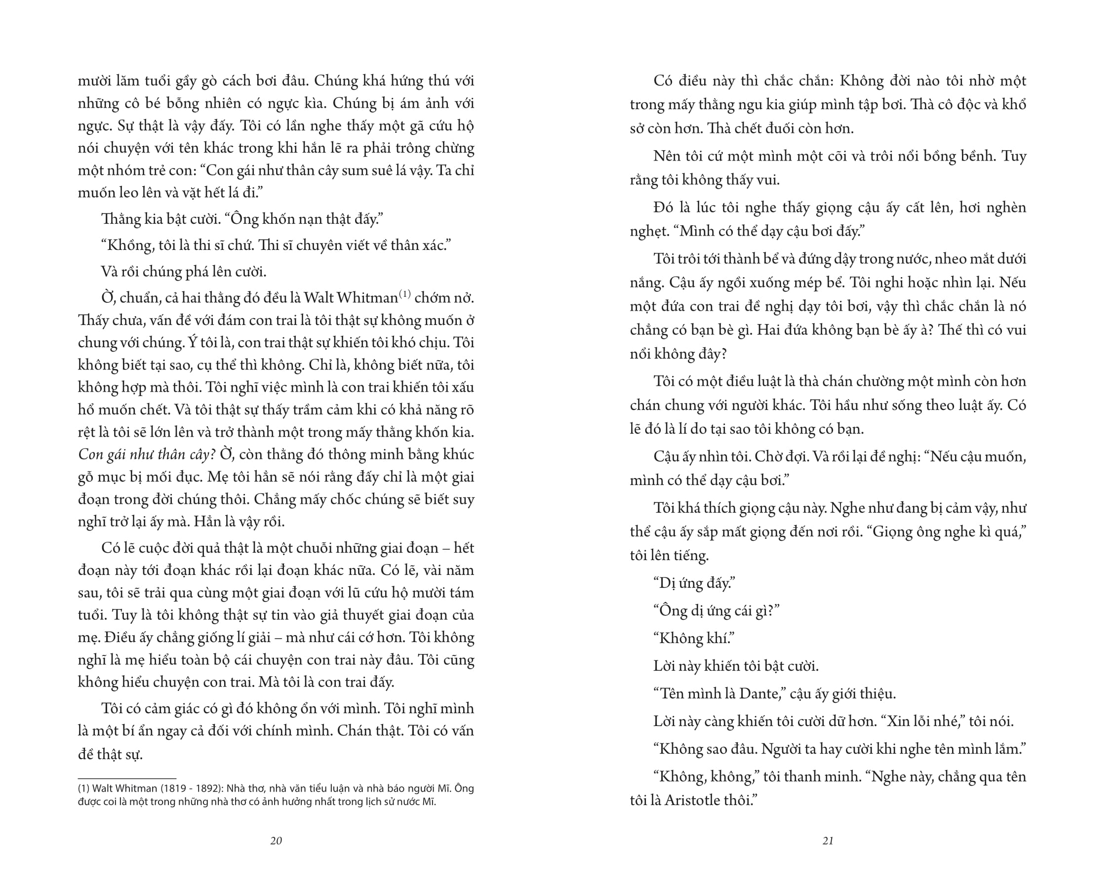 Aristotle Va Dante Kham Pha Bi Mat Cua Vu Tru - Tang Kem Postcard