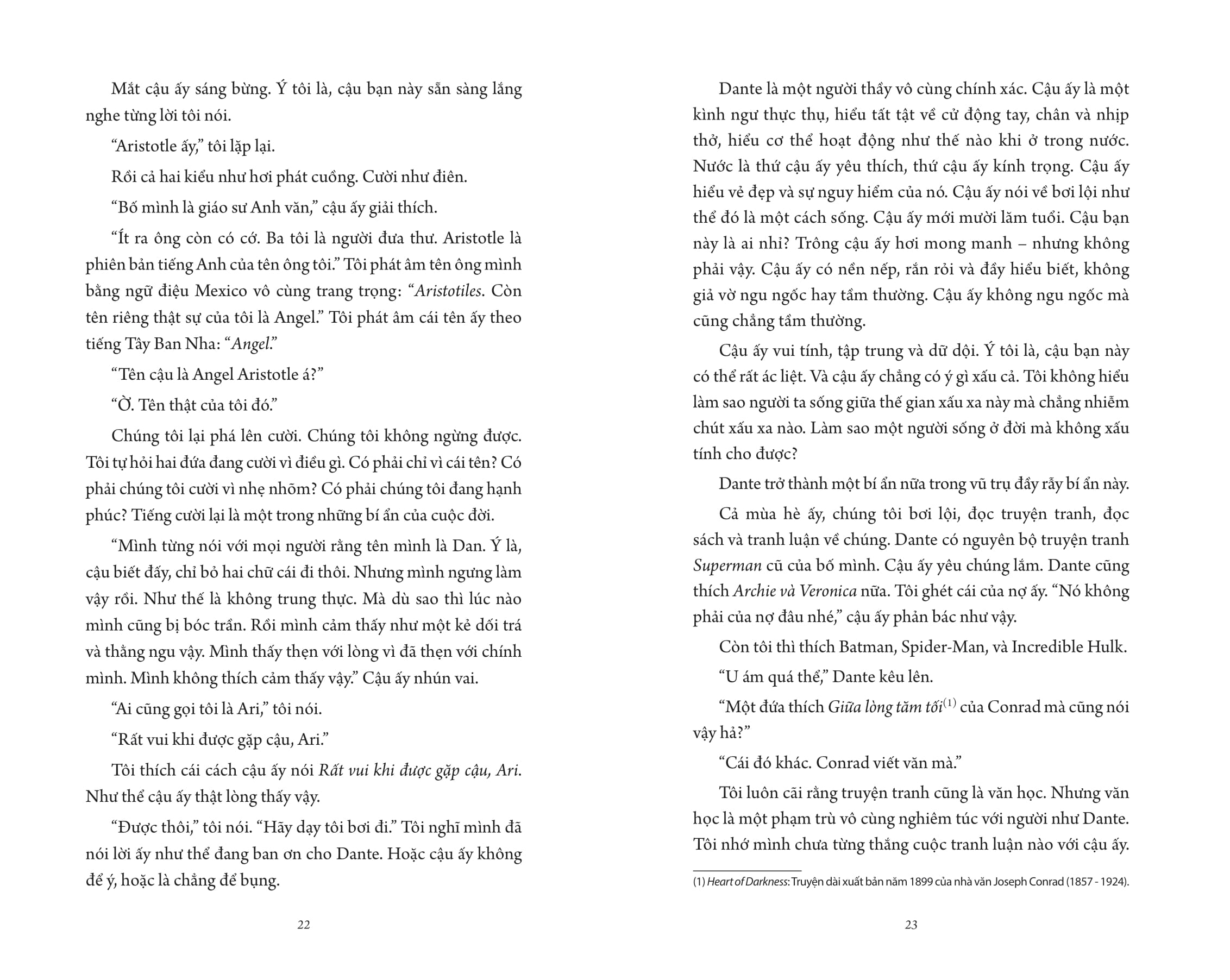 Aristotle Va Dante Kham Pha Bi Mat Cua Vu Tru - Tang Kem Postcard