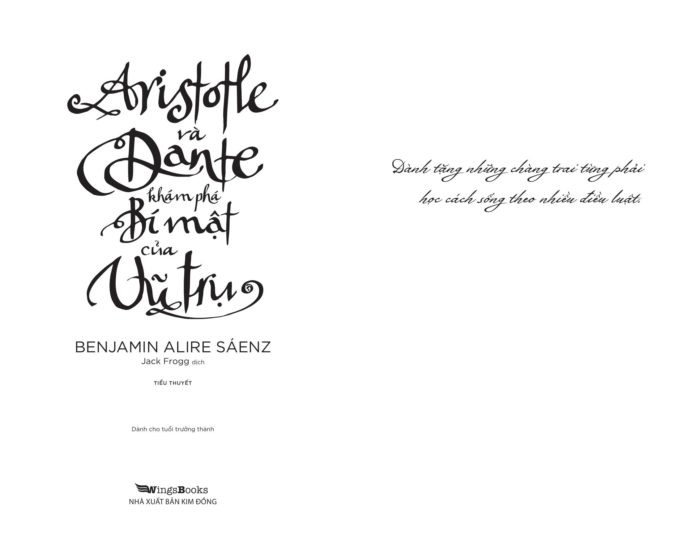 Aristotle Va Dante Kham Pha Bi Mat Cua Vu Tru - Tang Kem Postcard