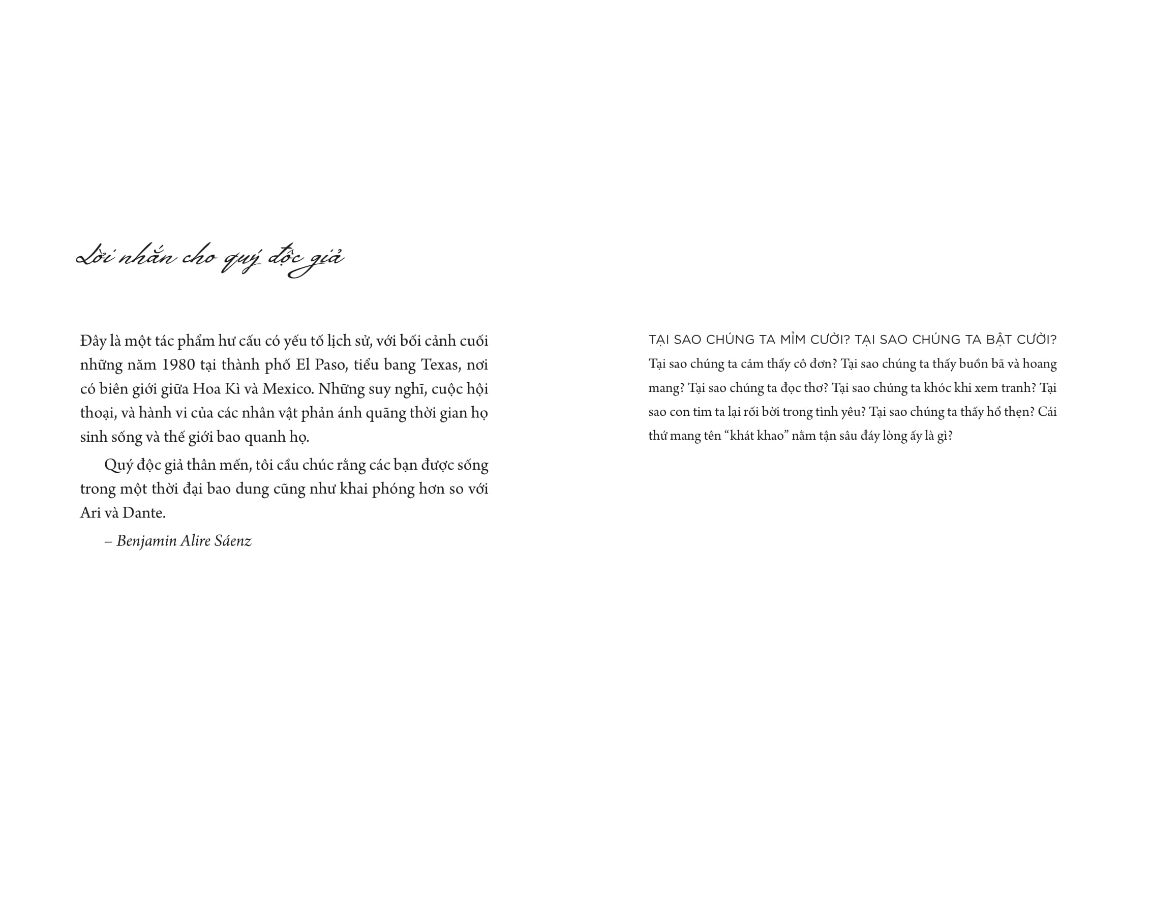 Aristotle Va Dante Kham Pha Bi Mat Cua Vu Tru - Tang Kem Postcard