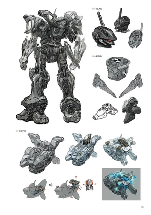 armored core vi fires of rubicon official art works