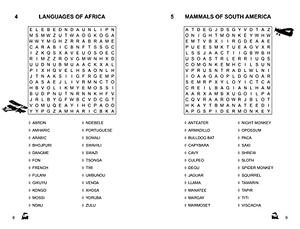 around the world in 100 wordsearches