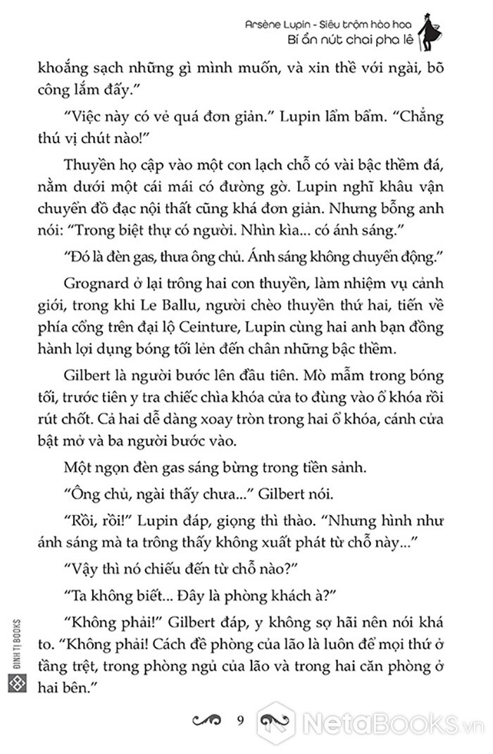 arsène lupin - siêu trộm hào hoa - bí ẩn nút chai pha lê