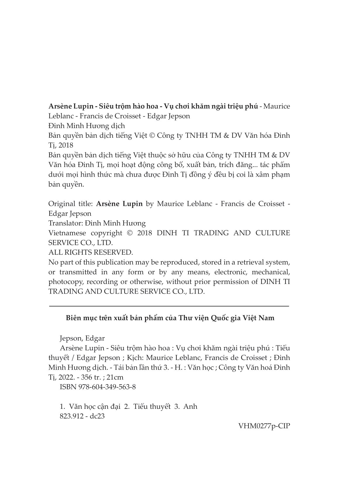 arsène lupin - siêu trộm hào hoa - vụ chơi khăm ngài triệu phú