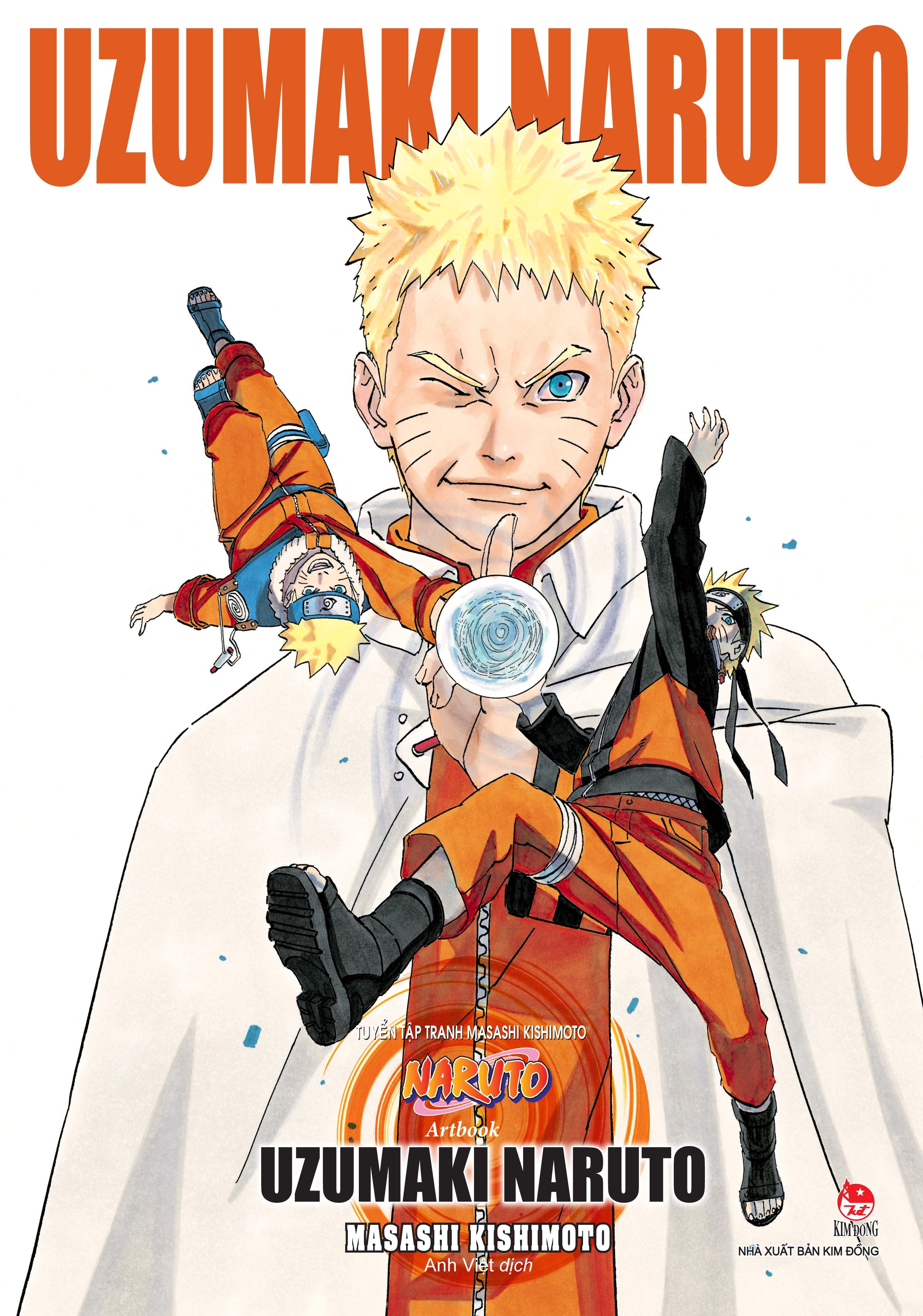artbook naruto - tuyển tập tranh masashi kishimoto - uzumaki naruto - tặng kèm poster gập + bảng sticker