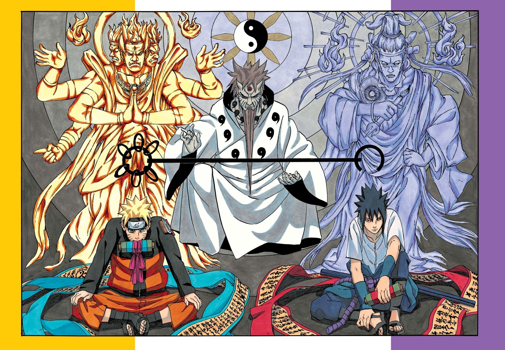 artbook naruto - tuyển tập tranh masashi kishimoto - uzumaki naruto - tặng kèm poster gập + bảng sticker