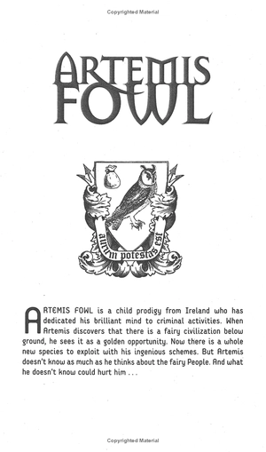 artemis fowl and the lost colony