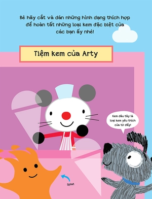 arty mouse - cắt dán