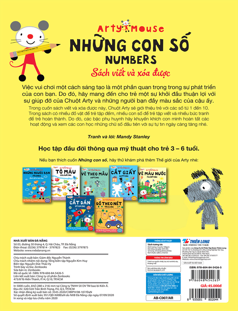 arty mouse - những con số