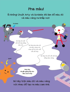 arty mouse - vẽ màu nước