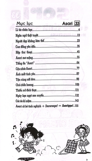 asari - cô bé tinh nghịch - tập 33 (tái bản 2024)