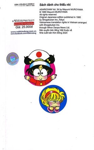 asari - cô bé tinh nghịch - tập 34 (tái bản 2024)