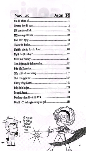 asari - cô bé tinh nghịch - tập 39 (tái bản 2024)