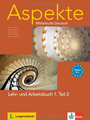aspekte 1 (b1+) lehr- und arbeitsbuch teil 2 mit audio-cd