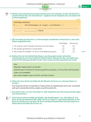 aspekte 1 (b1+) lehr- und arbeitsbuch teil 2 mit audio-cd