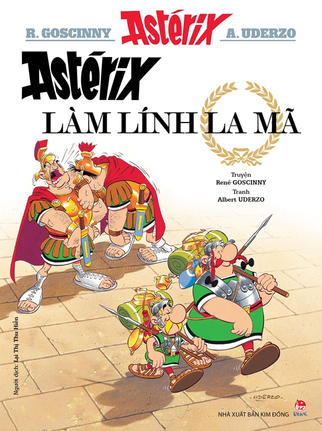 astérix - astérix làm lính la mã (tái bản 2023)