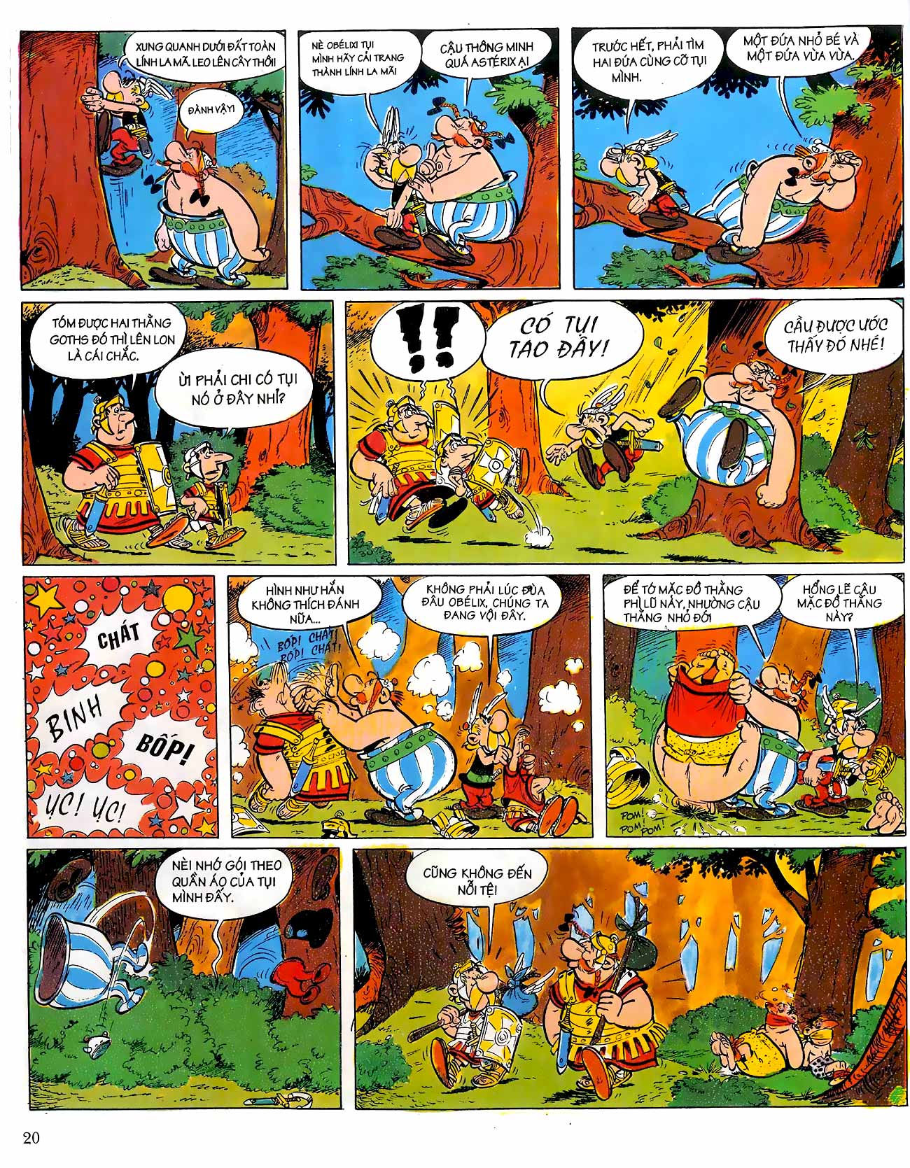 astérix - astérix và người goth
