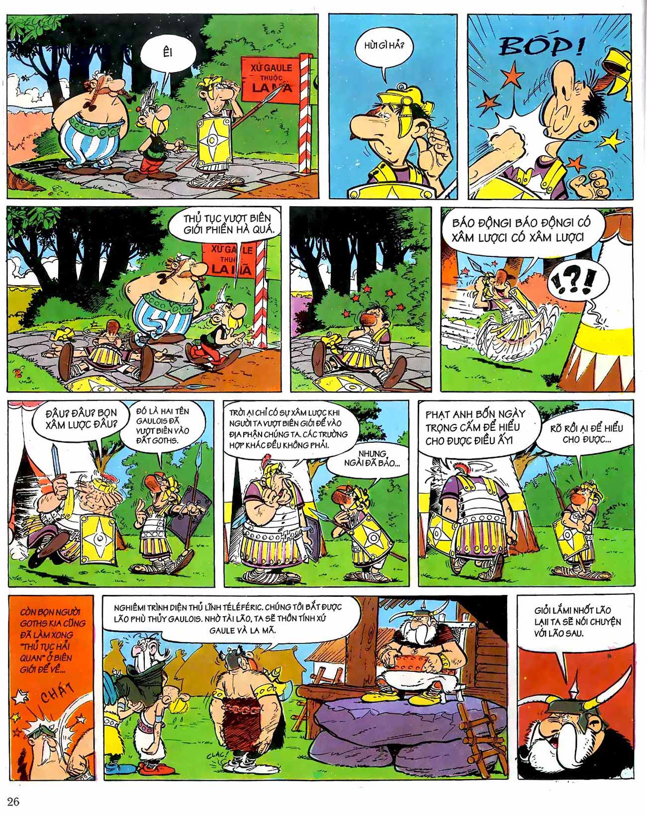astérix - astérix và người goth