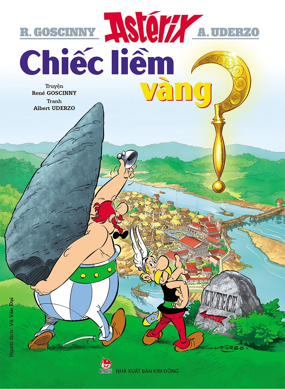 astérix - chiếc liềm vàng (tái bản 2024)