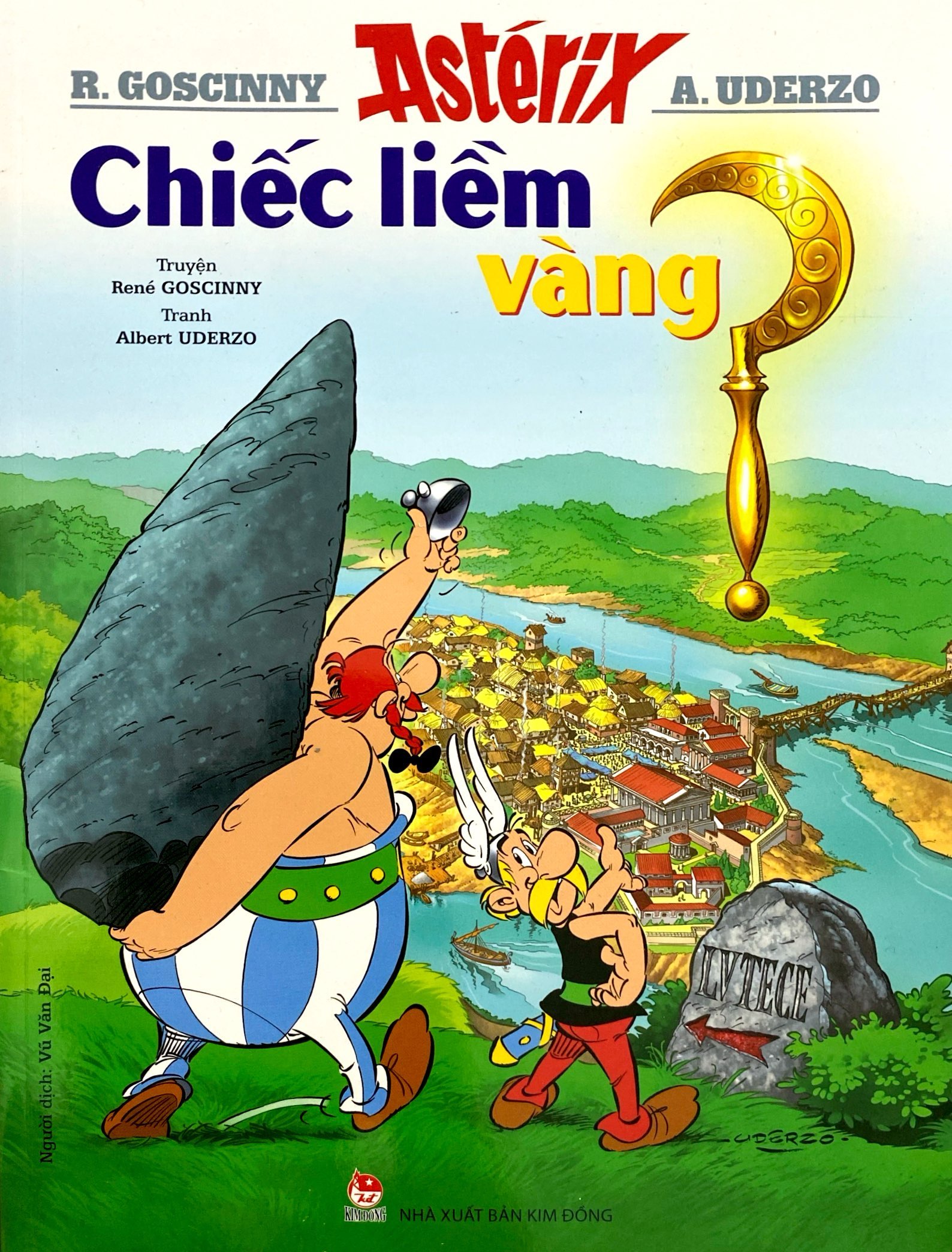 astérix - chiếc liềm vàng (tái bản 2024)