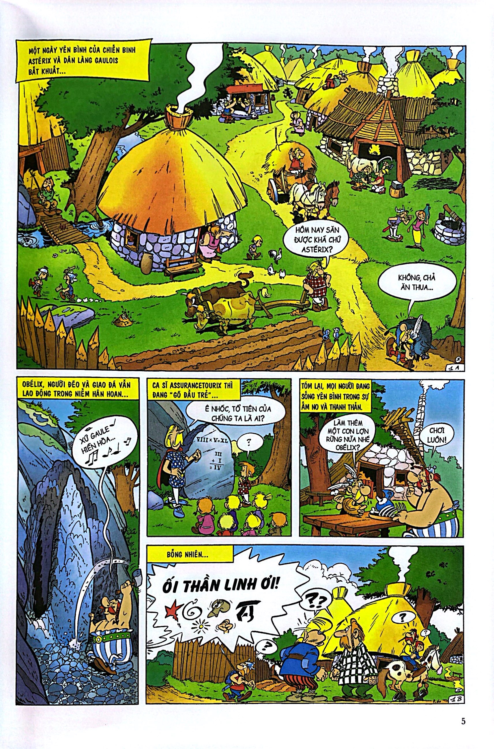 astérix - chiếc liềm vàng (tái bản 2024)