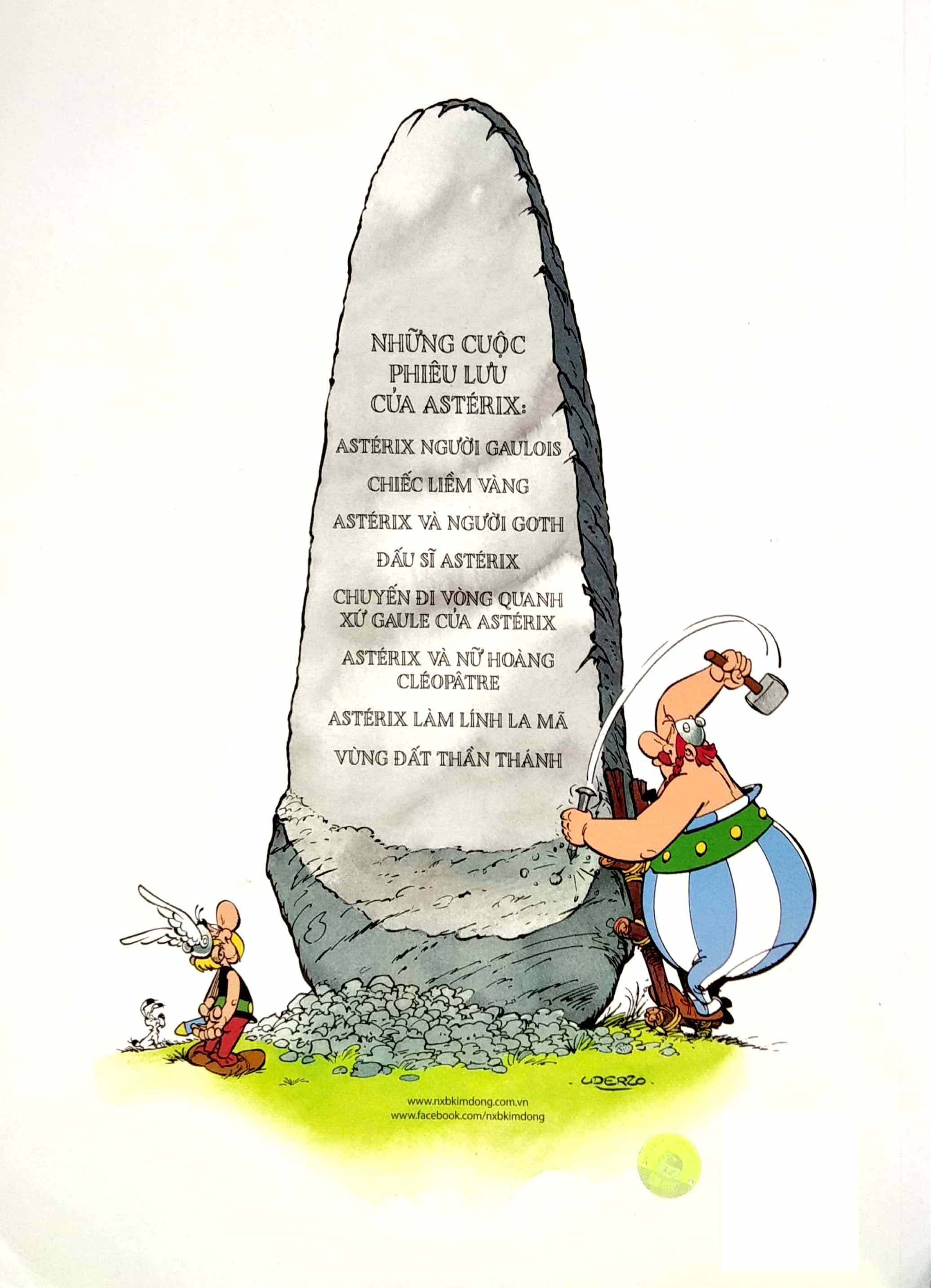 astérix - vùng đất thần thánh (tái bản 2023)