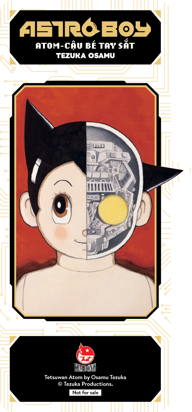 Astro Boy - Atom Cau Be Tay Sat - Chuyen Xua Chuyen Nay - Tang Kem Bookmark