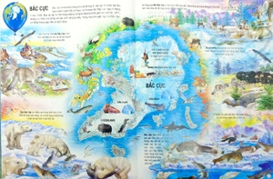 atlas - môi trường sống của các loài động vật (tái bản 2018)