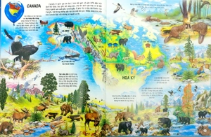 atlas - môi trường sống của các loài động vật (tái bản 2018)