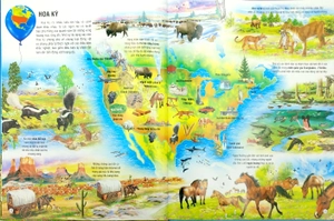 atlas - môi trường sống của các loài động vật (tái bản 2018)