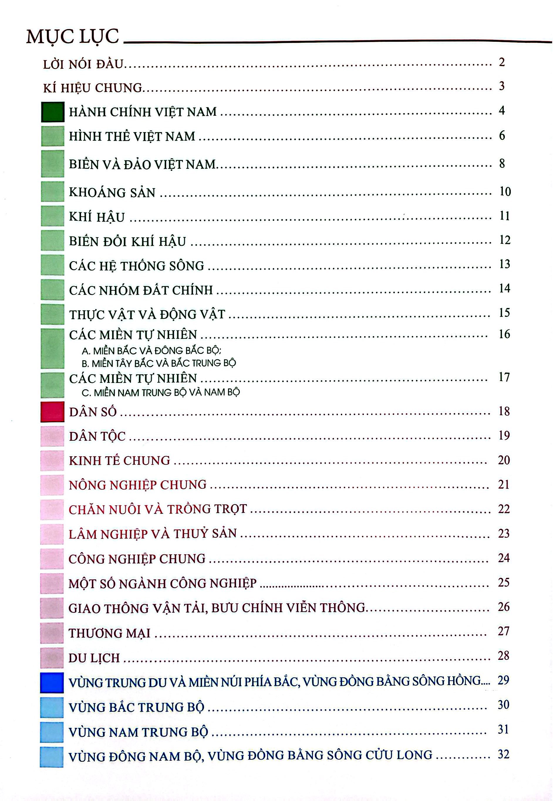 Atlat Địa Lí Việt Nam (Chỉnh Sửa Năm 2025)