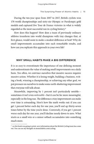 atomic habits: an easy & proven way to build good habits & break bad ones