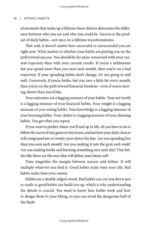 atomic habits: an easy & proven way to build good habits & break bad ones