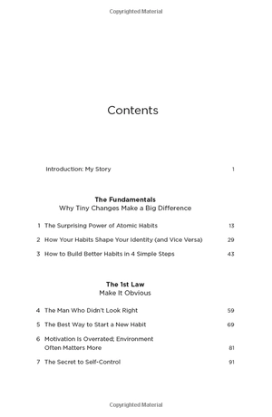 atomic habits: an easy & proven way to build good habits & break bad ones