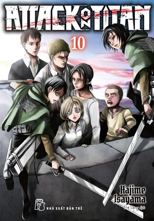 attack on titan - tập 10 - tặng kèm bìa 2 mặt