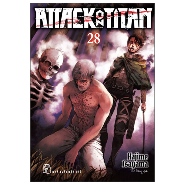 attack on titan - tập 28 - tặng kèm bookmark nam châm
