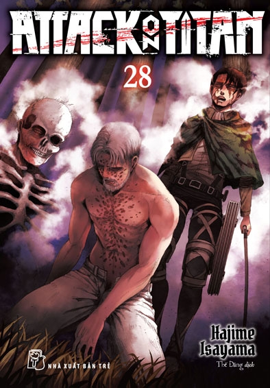 attack on titan - tập 28 - tặng kèm bookmark nam châm