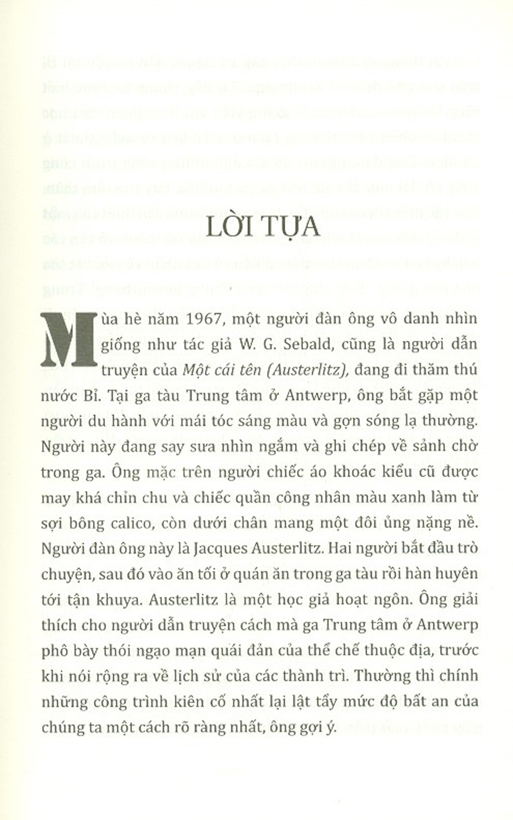 austerlitz - một cái tên