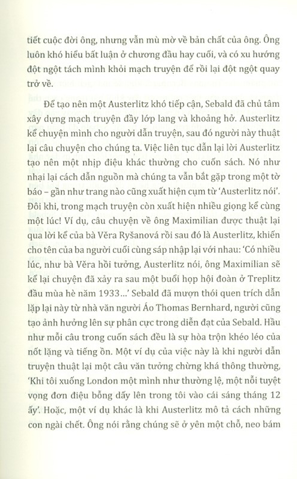 austerlitz - một cái tên