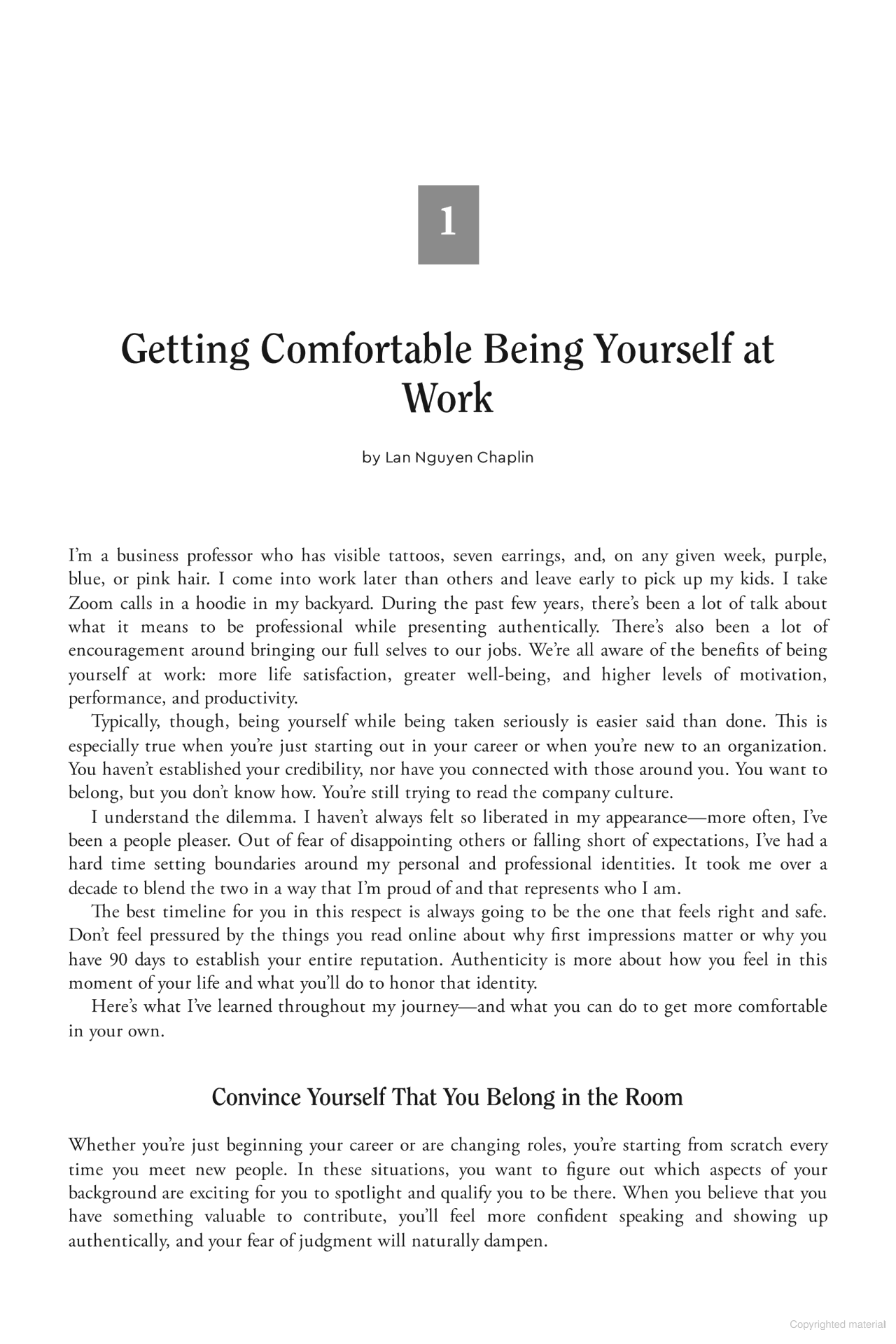 Authenticity, Identity, And Being Yourself At Work (HBR Work Smart Series)