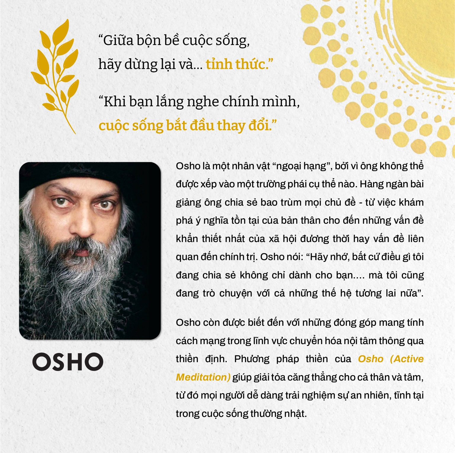 Awareness - The Key To Living In Balance - Tinh Thuc - Bi Quyet Can Bang Cuoc Song