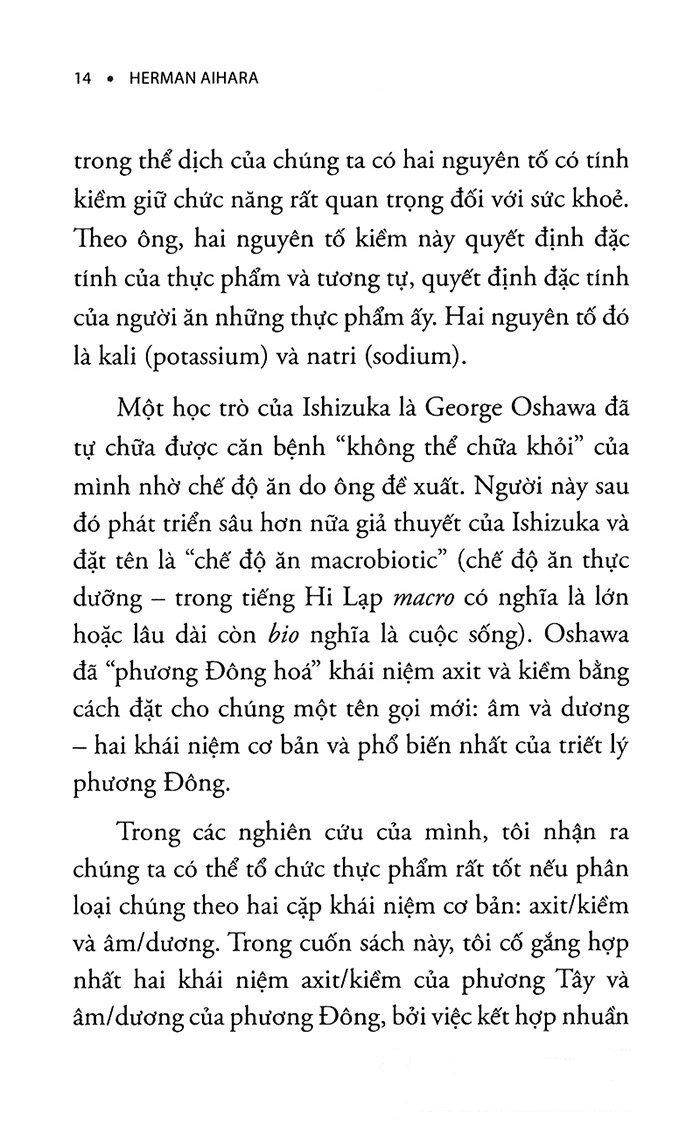 axit và kiềm trong thực dưỡng