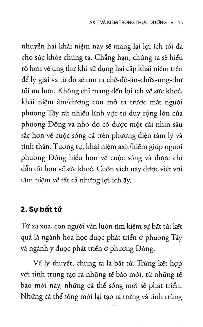 axit và kiềm trong thực dưỡng