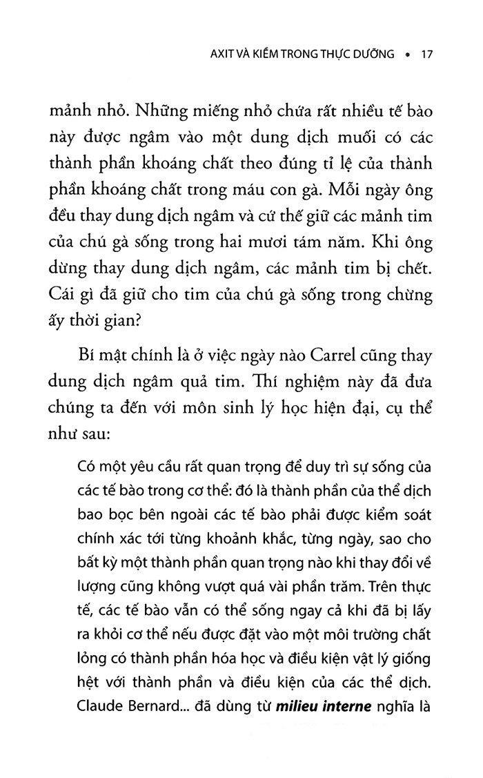 axit và kiềm trong thực dưỡng